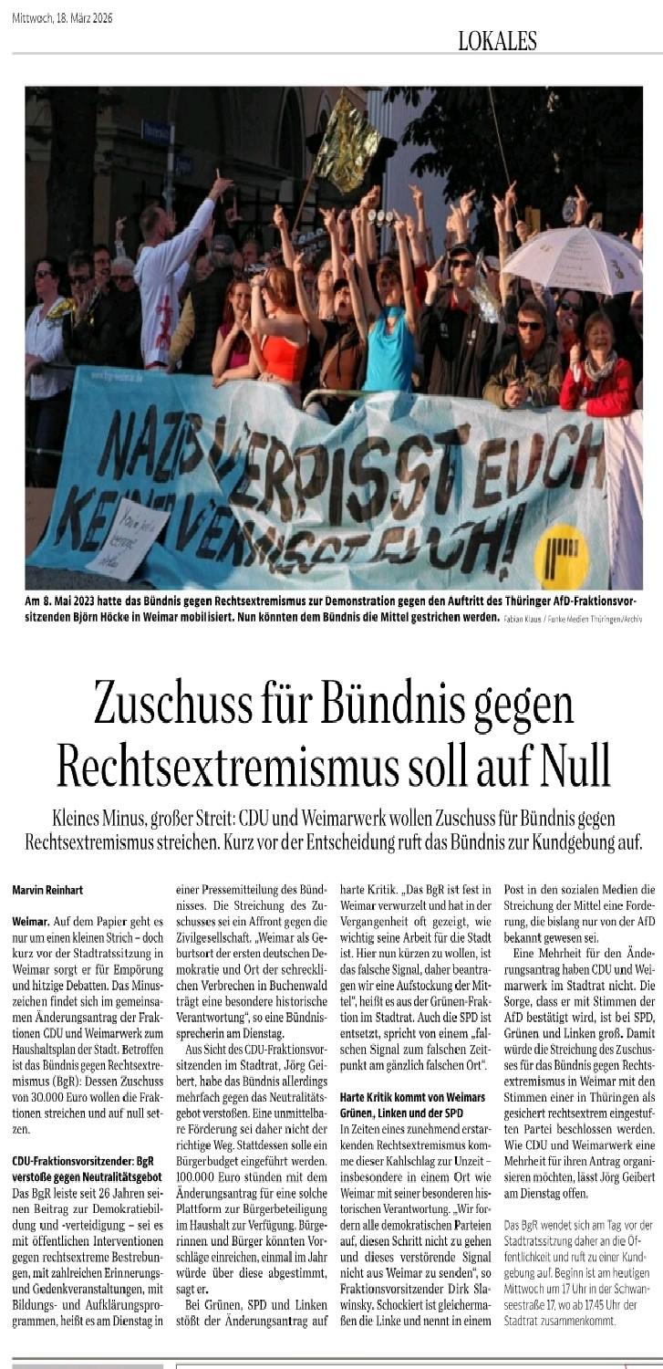 Zeitungsartikel