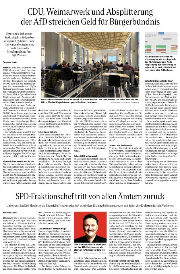 Zeitungsartikel