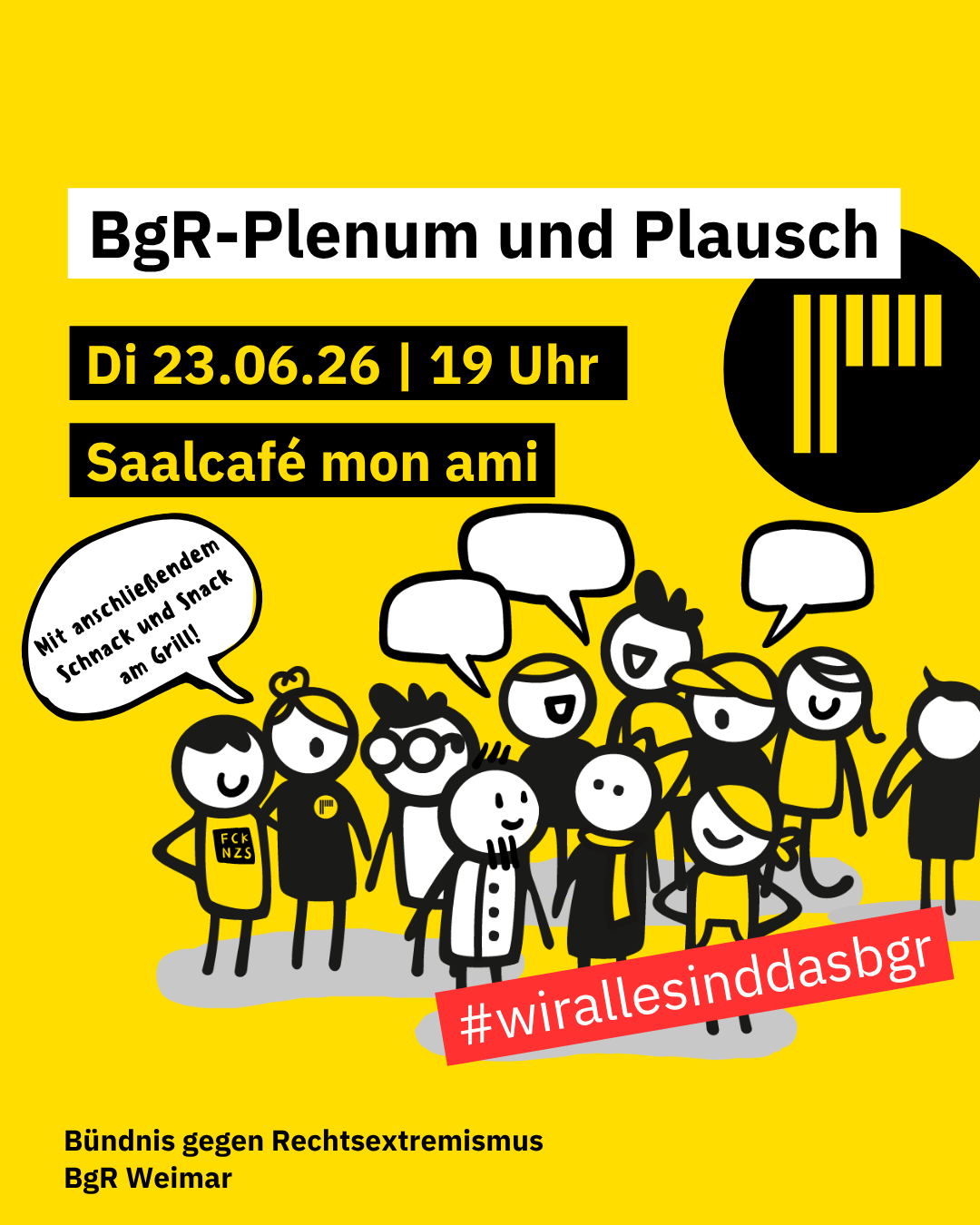 Ankündigung Plenum & Plausch