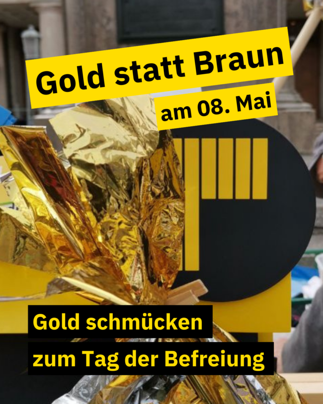 Bild zum Aufruf mit Deko Gold statt Braun
