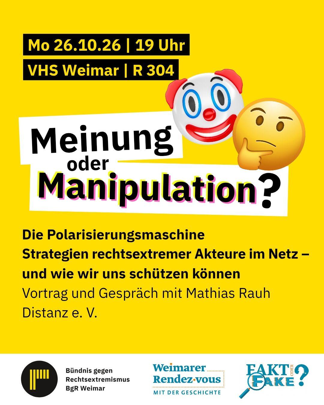 Sharepic: Meinung oder Manipulation