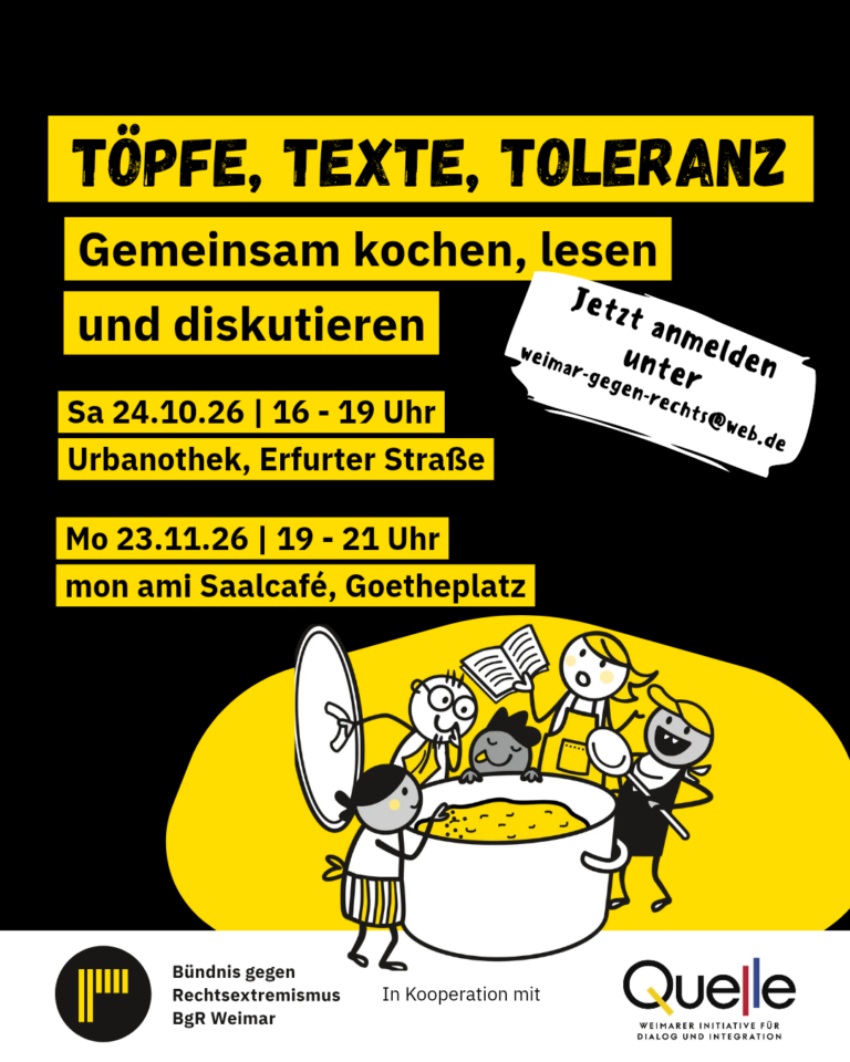 Sharepic zu Töpfe, Texte, Toleranz